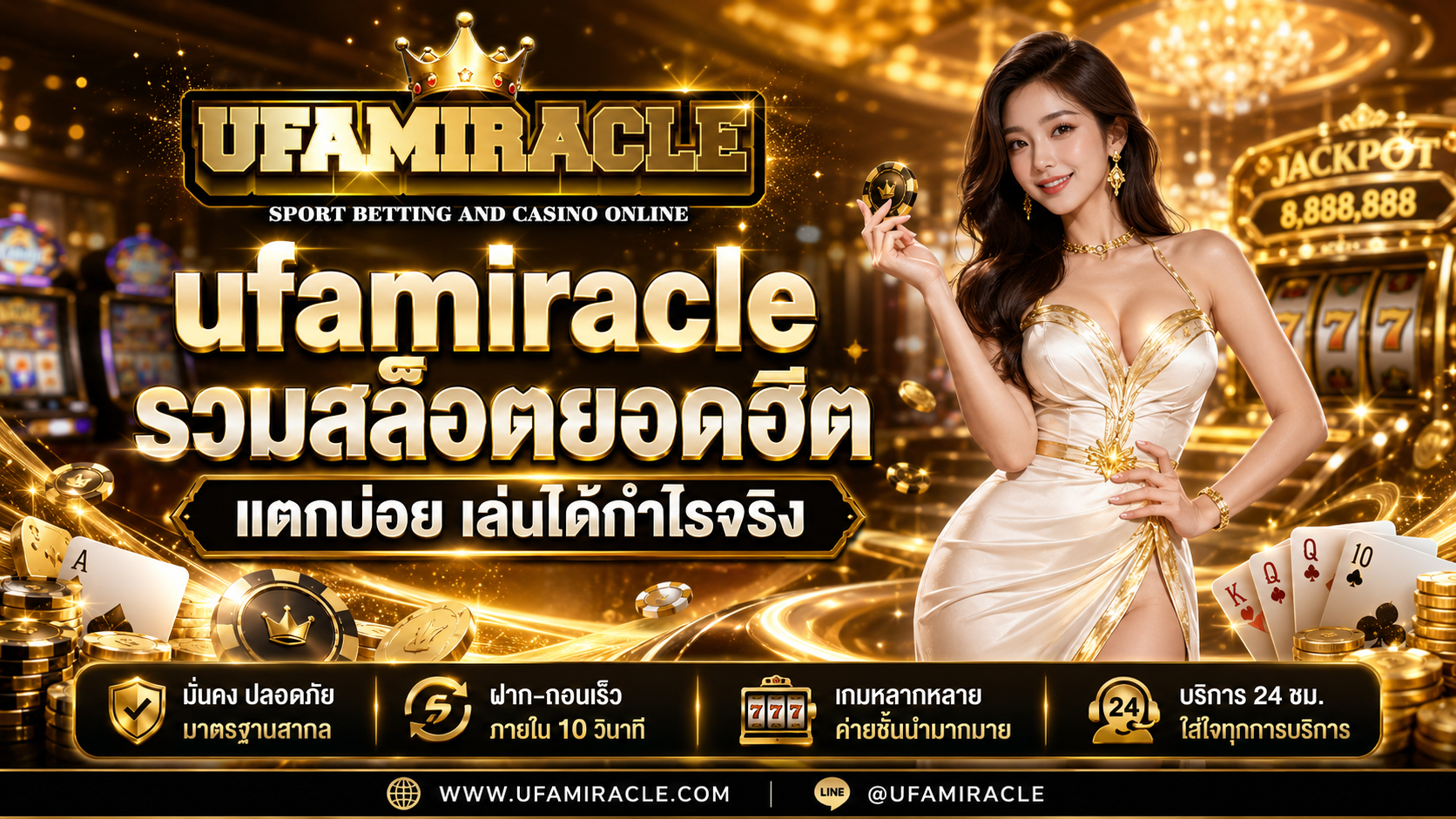 ufamiracle รวมสล็อตยอดฮิต แตกบ่อย เล่นได้กำไรจริง​