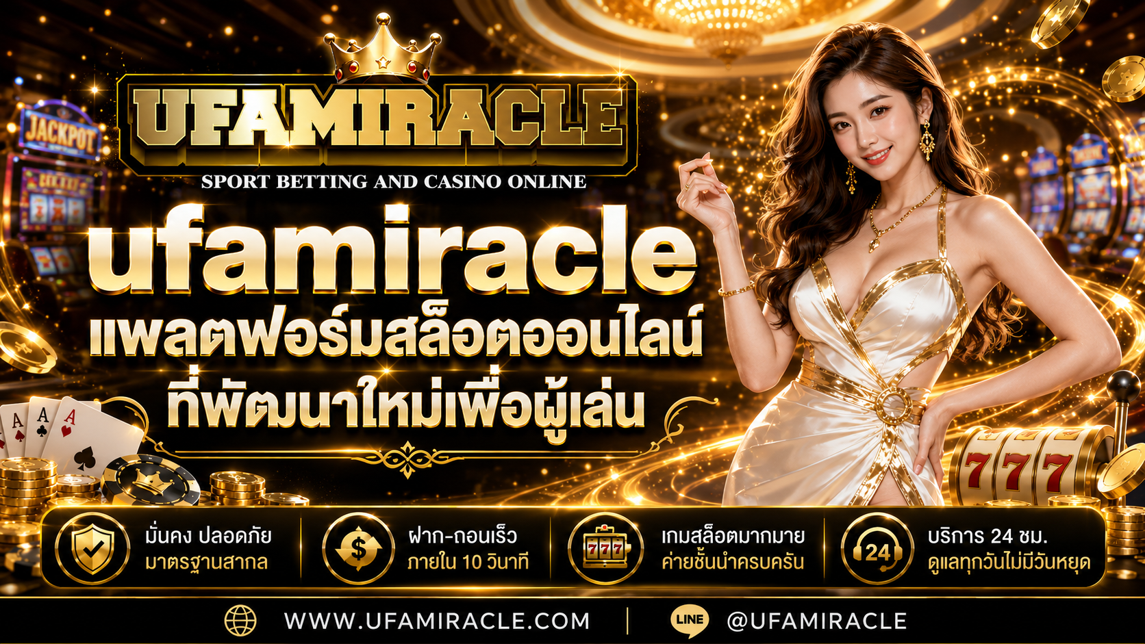 ufamiracle แพลตฟอร์มสล็อตออนไลน์ที่พัฒนาเพื่อผู้เล่นยุคดิจิทัล​